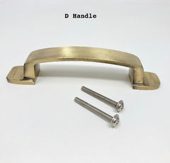 Antique Brass Iron Handles or Knob. Metal Vintage-Style Drawer & Cabinet Hardware for Timeless Home Décor and Renovation Projects