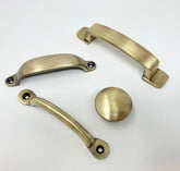 Antique Brass Iron Handles or Knob. Metal Vintage-Style Drawer & Cabinet Hardware for Timeless Home Décor and Renovation Projects