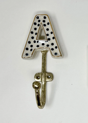 Alphabet Ceramic Hook