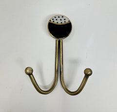 Hand Painted Ceramic Double & Single Hooks
