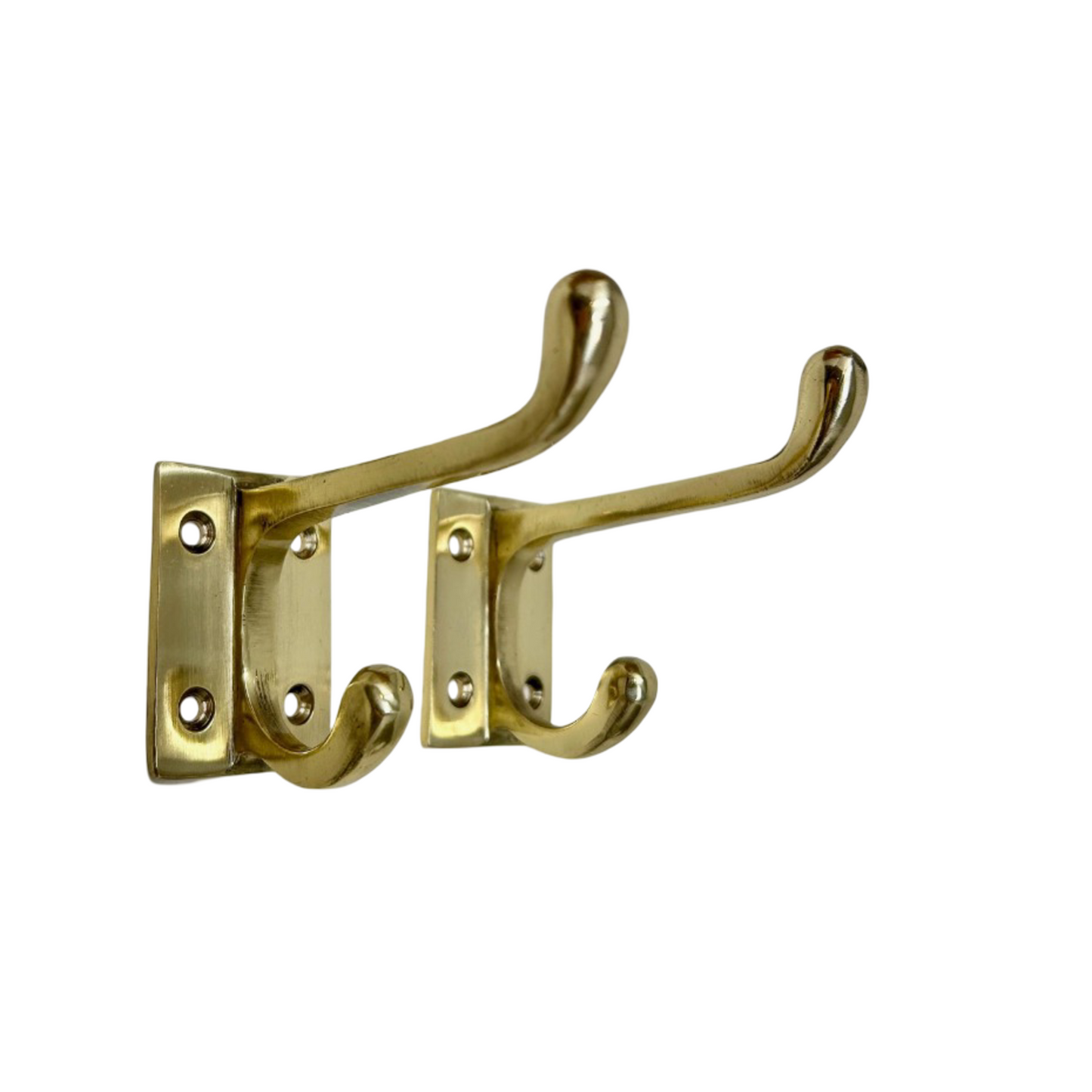 Solid Brass Double Hook