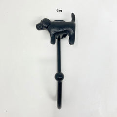 Black Metal Hooks | Tie-Back | Towel Hook | Iron | Bathroom | Bedroom