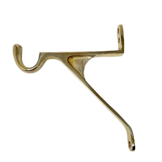 Chunky Brass Or Iron solid Hanging Hook Bracket