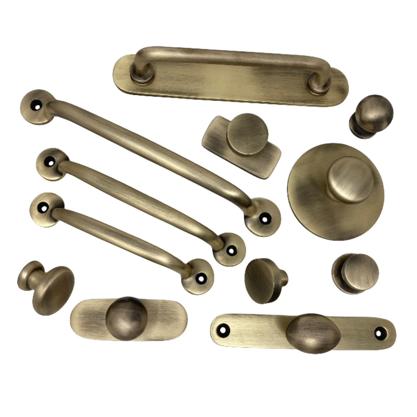 Lacquered Antique Brass 120mm Pull Handle
