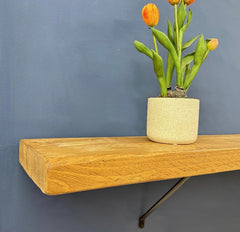 Matt Black Cast Iron Shelf Bracket. Durable & Stylish Design in 6", 8" & 10" Sizes, Perfect for Supporting Shelves in Home, Office, or Retail Spaces