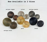 Vintage Art Deco Fan Iron Drawer Pull in 2 Sizes, Large & Small. Rustic Cabinet Door Handle Door Knobs