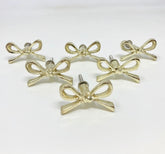 BRASS GOLD Bow Tie | Iron | Gold | Metal Knob | Bedroom Cabinet | Drawer Pull - Knob Home decor drawer pull