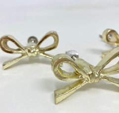 BRASS GOLD Bow Tie | Iron | Gold | Metal Knob | Bedroom Cabinet | Drawer Pull - Knob Home decor drawer pull