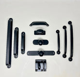 Cast Iron Matt Black Kitchen Handles | Matte Black