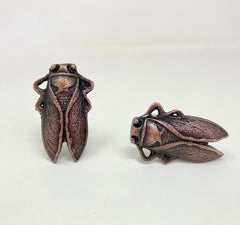 ANTIQUE COPPER Bug Insect Drawer Knob Metal Cicada Cabinet Knobs Dresser Knob Cabinet Knob