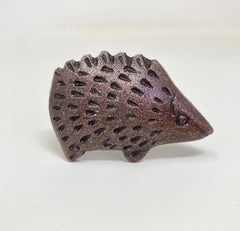 ANTIQUE COPPER Hedgehog Knob Woodland Iron Drawer Pull Door Pull Animal Knob