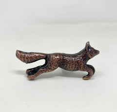 ANTIQUE COPPER Running Fox Woodland Knob | Drawer Pull Door Pull