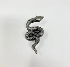 ANTIQUE PEWTER Snake Metal Knob | Handle Kitchen Cupboard Home