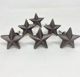Antique Copper Star Iron Metal Knob Drawer Pull decor drawer pull