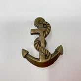 Antique Brass Anchor Knob | Cabinet Door Handle | Door Knobs | Wardrobe | Bathroom | Seaside | Marine