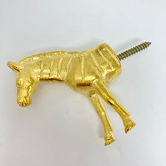 HOOKS Gold Safari Animal Iron Metal Drawer. Set of 6 or Individual