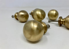 Antique Brass Finish Bubble Ball Knob x 1 | Wardrobe | Modern | Kitchen Replacement Knob | Cabinet Knob | Iron