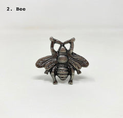 ANTIQUE PEWTER Drawer Cabinet Knobs - Dresser Cabinet Chest of Drawers