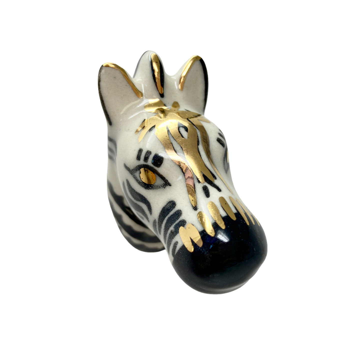 Zebra Knob Ceramic