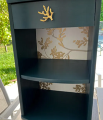 Gold Coral Tree Branch Knob Drawer Pull - Cabinet Dresser Chest of Drawers