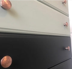 Hammered Antique Copper Knob | Kitchen Replacement | Home decor drawer pull