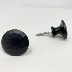 Hammered Black Knob | Kitchen Replacement | Home decor drawer pull