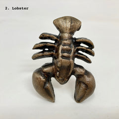 Antique Bronze Sealife Marine Nautical Drawer Knobs. Ideal for Bathrooms, Cupboards, Dressers, Cabinets & Chests of Drawers.