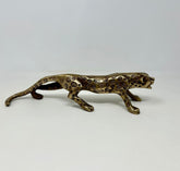 Antique Brass Leopard/Jaguar/Tiger Brass Door Handle. 100% Solid Brass, Exotic Animal-Inspired Design for Doors & Furniture