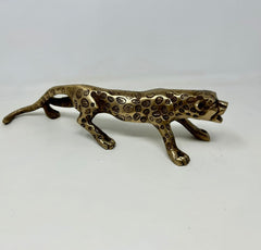 Antique Brass Leopard/Jaguar/Tiger Brass Door Handle. 100% Solid Brass, Exotic Animal-Inspired Design for Doors & Furniture