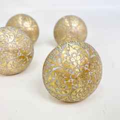 Moroccan Gold & Grey Round Drawer Knob Cupboard Pull Drawer Brass Etched Drawer Knob Brass Bohemian Drawer Knob