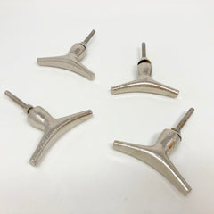Boat Silver Cleat Knob | Drawer Pull Door Knob Metal