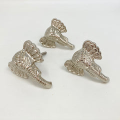 Silver Elephant Drawer Door Pull Knob Animal Handle Kitchen Cupboard Home
