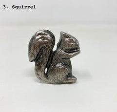 ANTIQUE PEWTER Drawer Cabinet Knobs - Dresser Cabinet Chest of Drawers