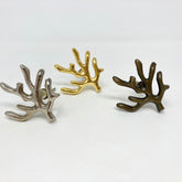 Coral Tree Branch Knob. Unique, Nature-Inspired Design for Cabinets, Drawers, & Furniture with a Chic Coral Branch Shape in Elegant Finish