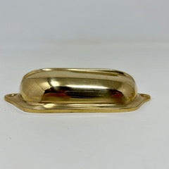 Polished Brass UNLACQUERED Small Cup Handle