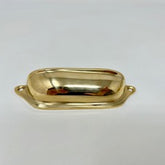 Polished Brass UNLACQUERED Small Cup Handle