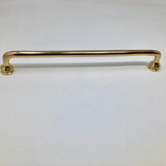 UNLACQUERED Polished Brass Reeded Handles | Backplates