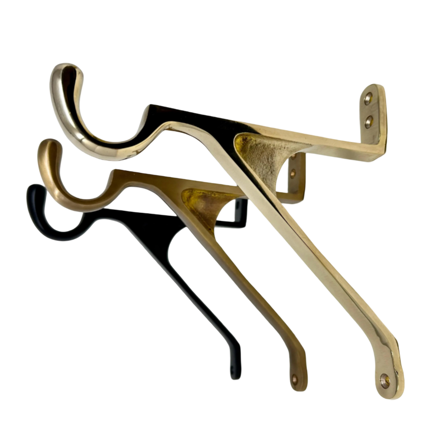 Chunky Brass Or Iron solid Hanging Hook Bracket