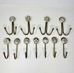 Mother of Pearl Double & Single Hooks