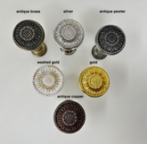 Curtain Hold Back, Daisy, Curtain Tie Back, Jewellery Hook | Antique Brass | Gold | Silver