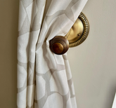 Beehive Antique Brass Curtain Hook