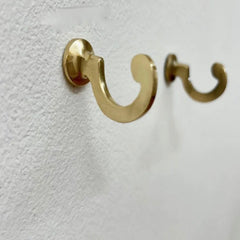 FLAT EDGE Solid Brass Hook
