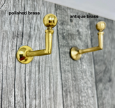 Coat Hook Solid Brass