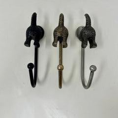 Dog Tail Wall J Hook