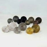 Vintage Art Deco Fan Iron Drawer Pull in 2 Sizes, Large & Small. Rustic Cabinet Door Handle Door Knobs
