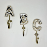 Alphabet Ceramic Hook