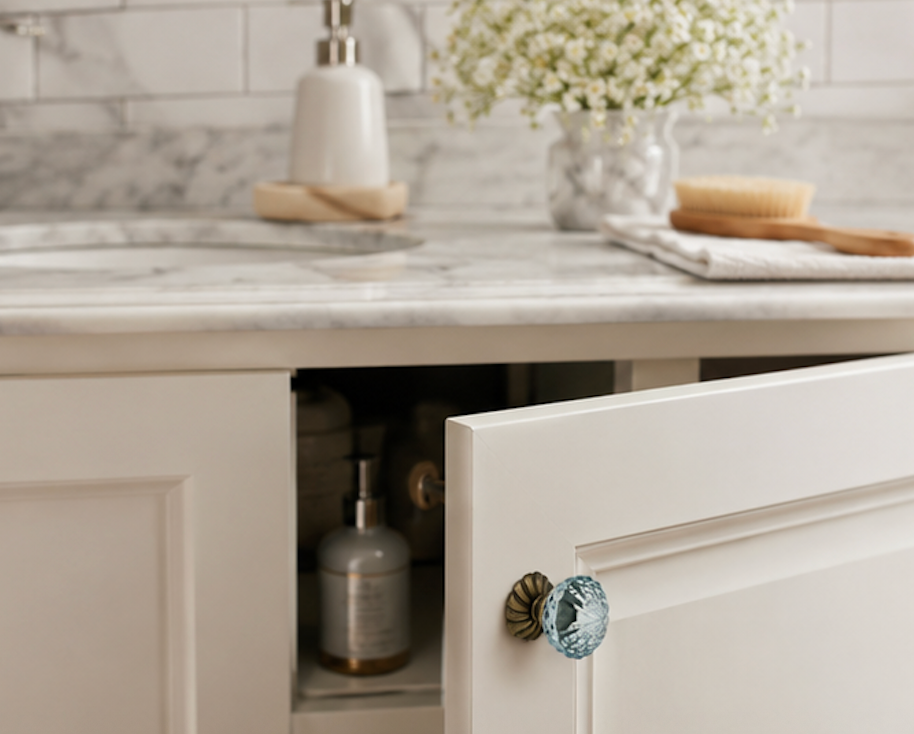 Vintage Style Glass Knob