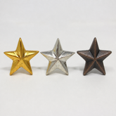 Star Knob in Iron Metal in Gold, Antique Copper or Silver. Drawer Pull decor drawer pull