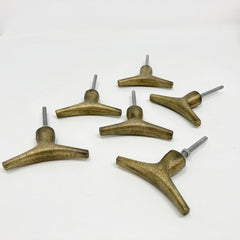 Boat Cleat Antique Brass Knob in Drawer Pull Door Knob Metal