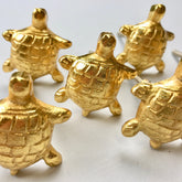 Gold Tortoise / Turtle Knob. Elegant, Unique Tortoise Design in Luxurious Gold Finish for Cabinets, Drawers, & Furniture with a Touch of Nature-Inspired Charm
